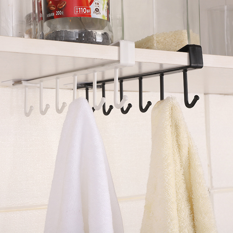 Jet Home Bathroom Accessories - Organizzatore Sottopensile a 6 Ganci in