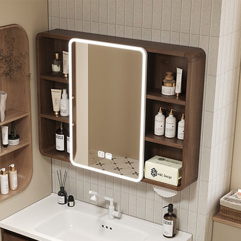 Home Bathroom Design - Armadietto da Bagno con Specchio, Mensole