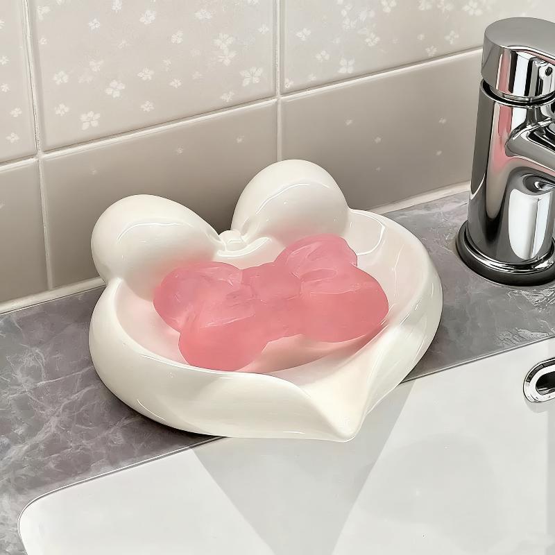 Home Bathroom Vanity - Simpatica Portasapone in Ceramica a Forma