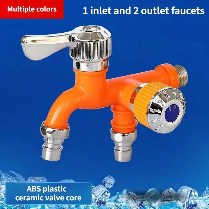 Home Bathroom Fittings - Rubinetto Doppia uscita Doppio controllo Rubinetto