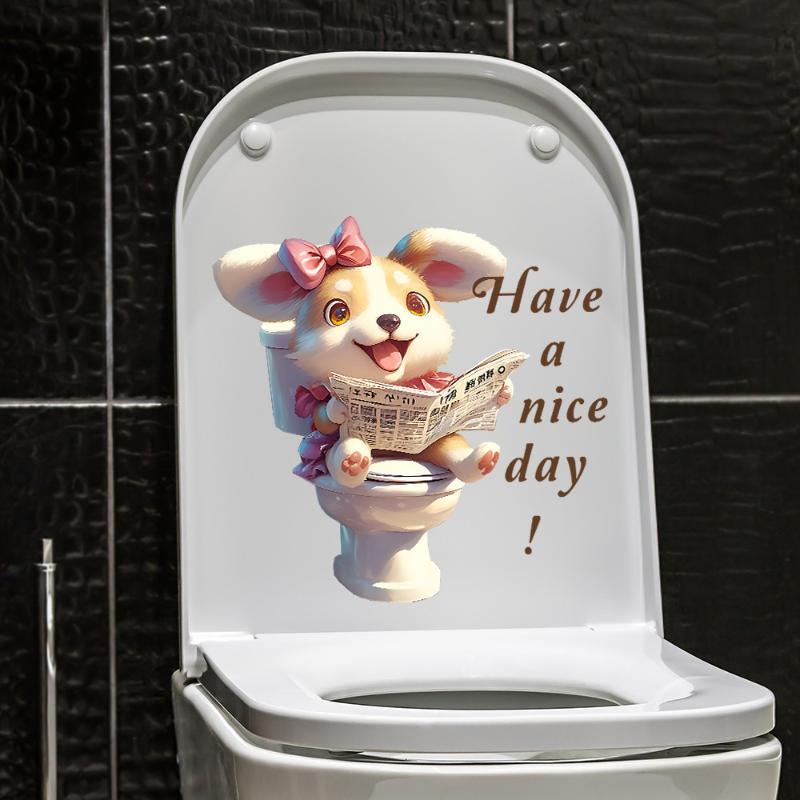 Jet Home Bathroom Accessories - Adesivo per WC con effetto 3D