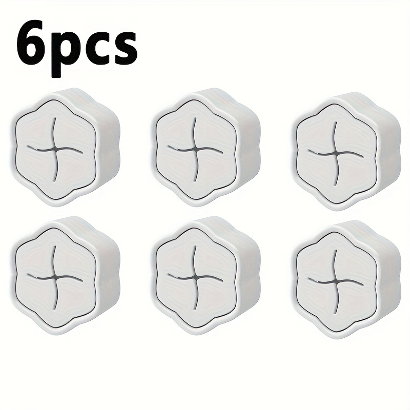Home Bathroom Equipment - Set di 6 Ganci Adesivi per