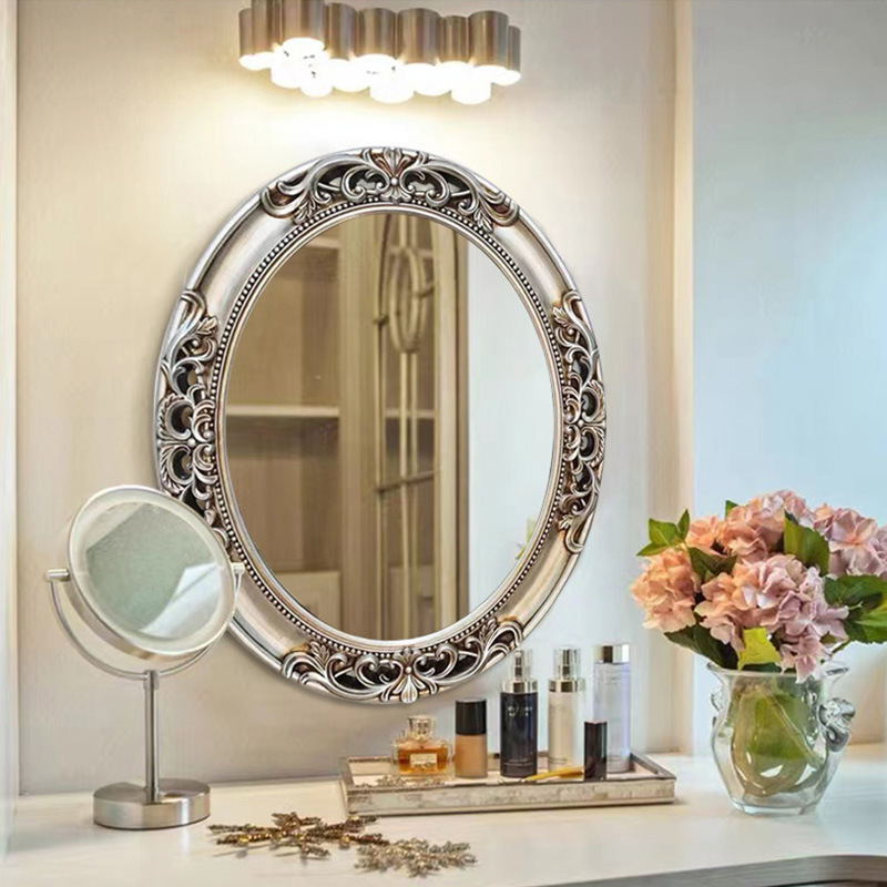 Home Bathroom Vanity - Specchio da Bagno Ovale Europeo con