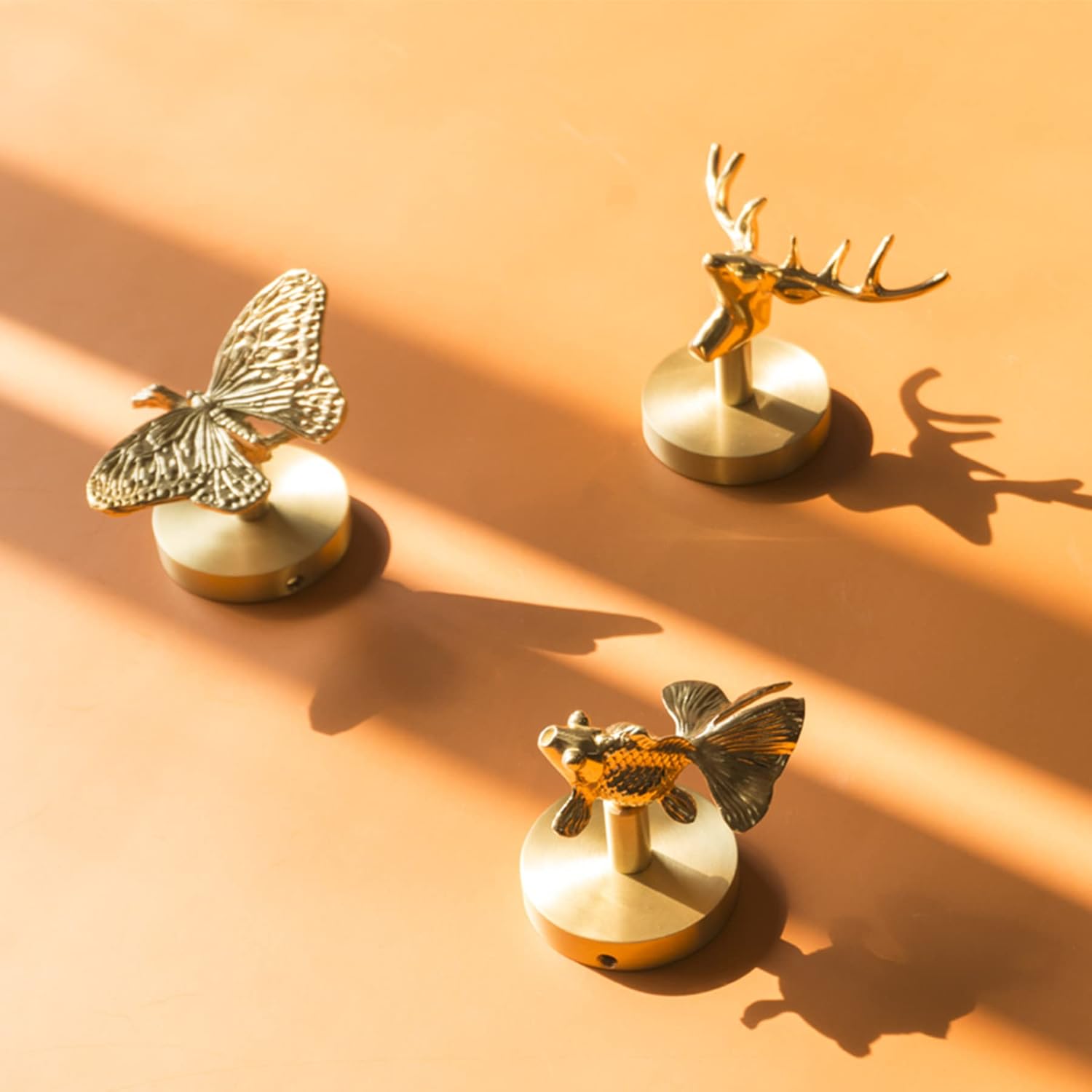 Home Bathroom Key - Ganci per vestiti in ottone massiccio