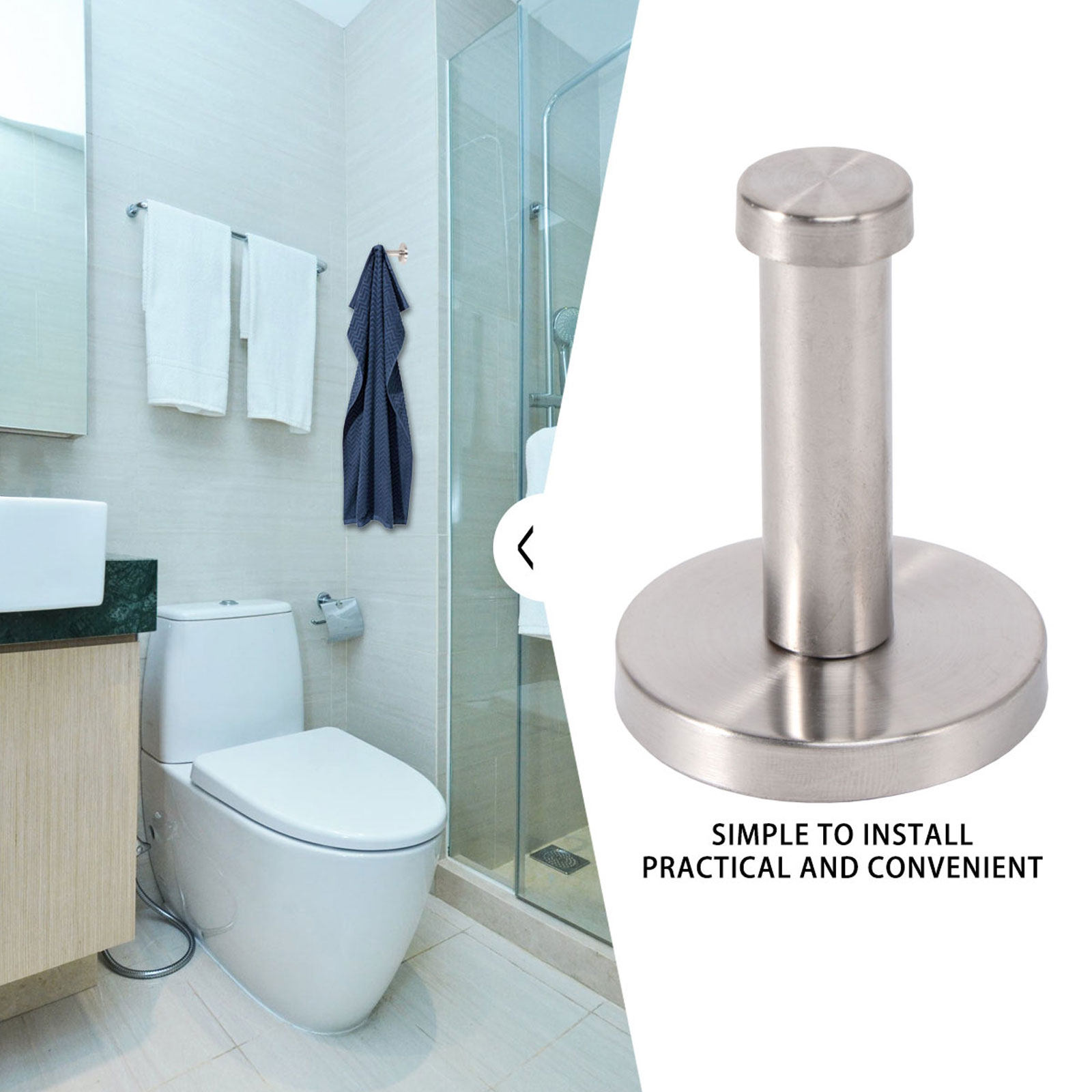 Set di 6 Ganci in Metallo, App - Home Bathroom Design recensione e prezzo