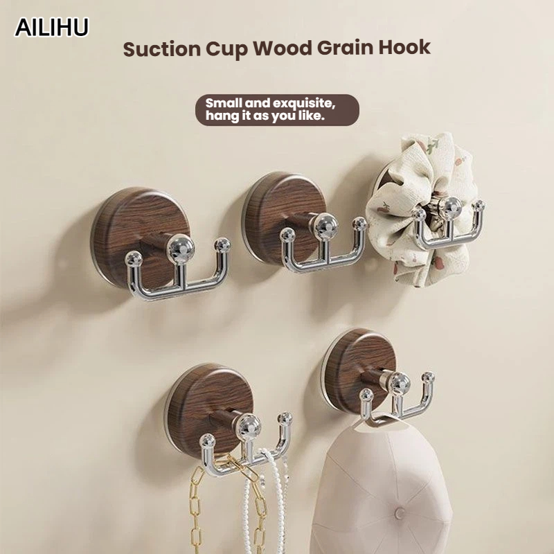 Ganci a ventosa effetto legno  - Home Bathroom Key recensione e prezzo