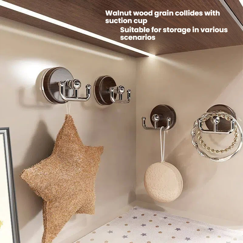 Ganci a ventosa effetto legno  - Home Bathroom Key recensione e prezzo