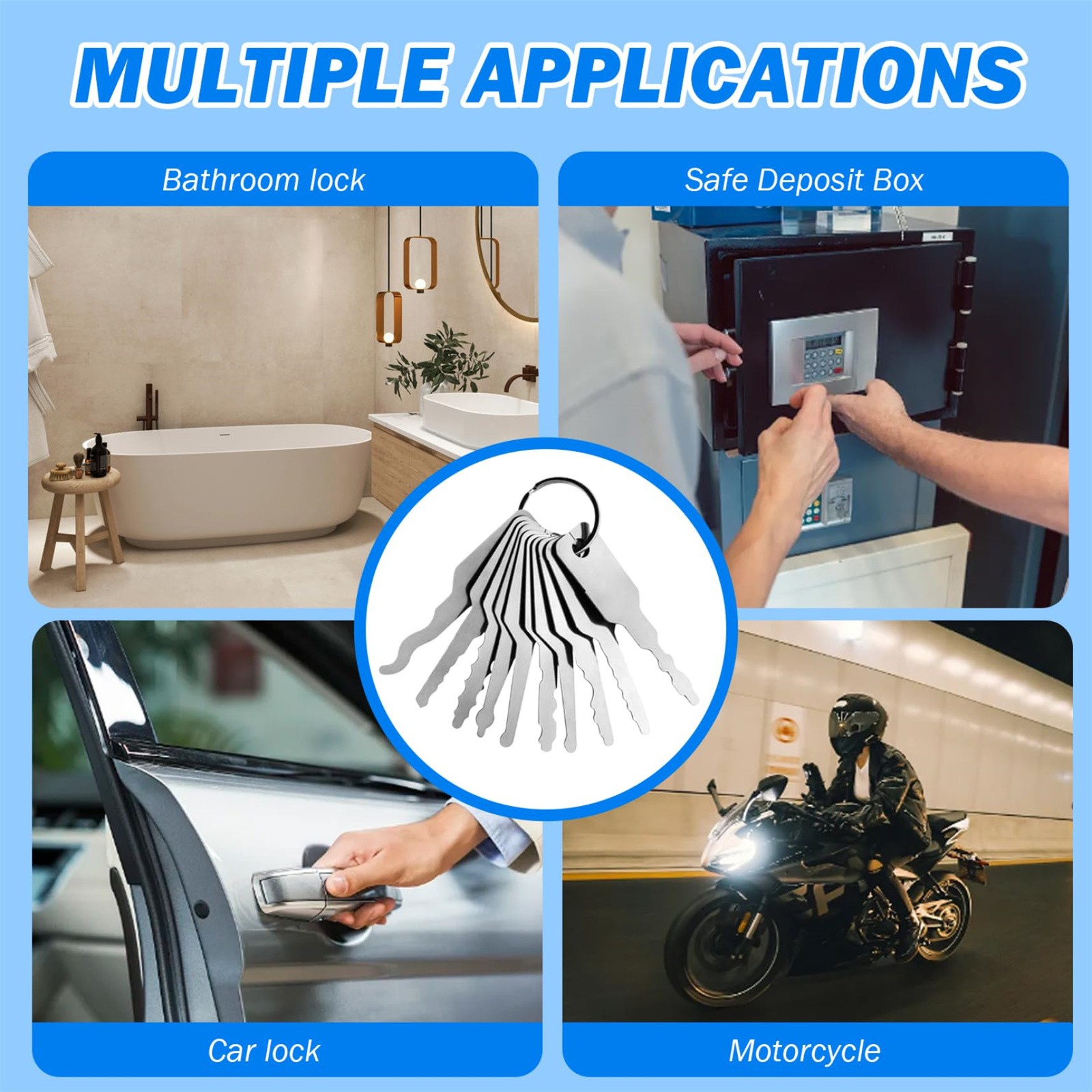 10 pz/lotto Non Tagliare Chiav - Home Bathroom Key recensione e prezzo