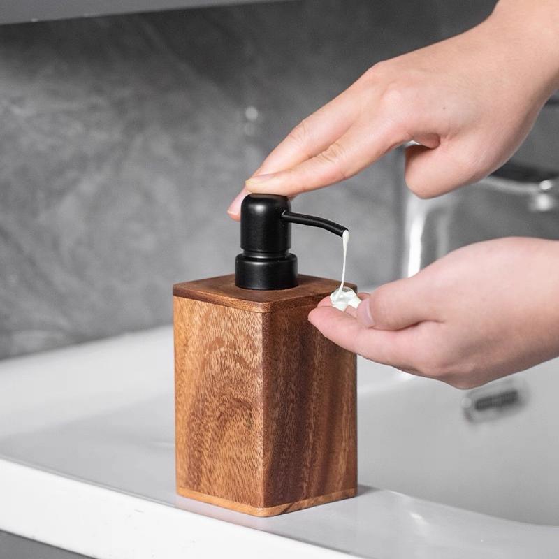 Dispenser di Sapone in Legno d - Jet Home Bathroom Accessories recensione e prezzo