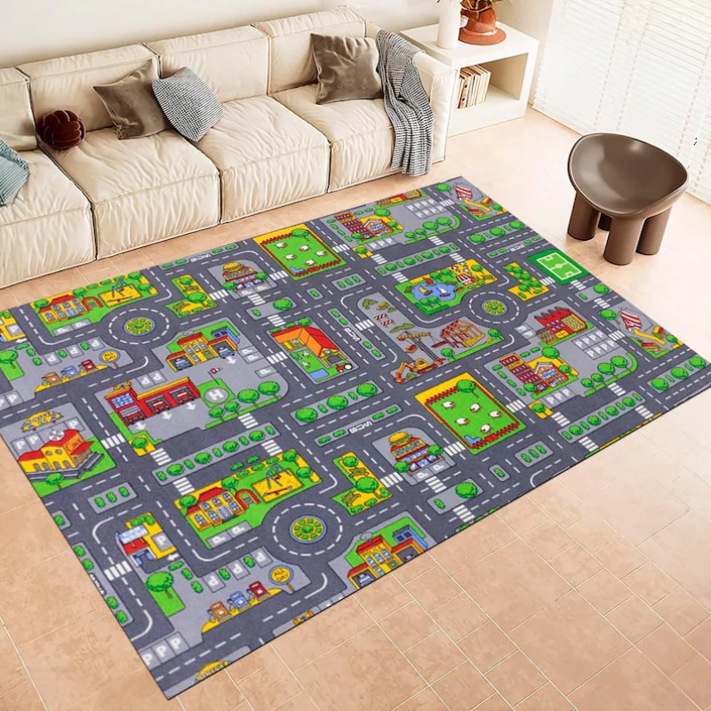 Tappeto con Mappa della Città  - Home Bathroom Layout recensione e prezzo