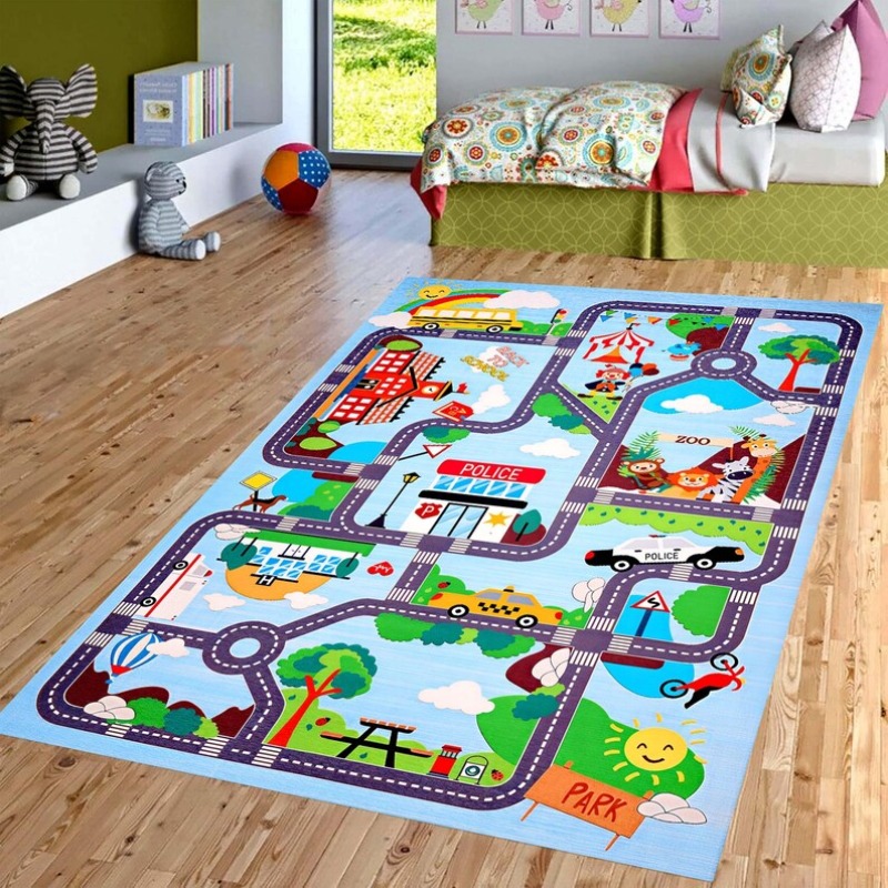 Tappeto con Mappa della Città  - Home Bathroom Layout recensione e prezzo