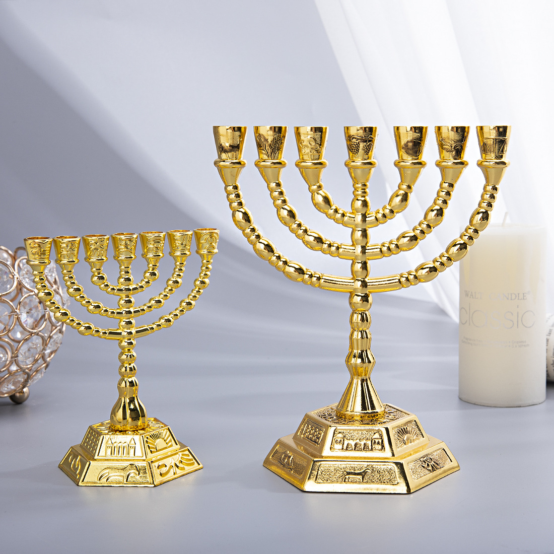 Menorah a 7 Bracci, Decorazion - Home & Bathroom Building Products Pte Ltd Photos recensione e prezzo