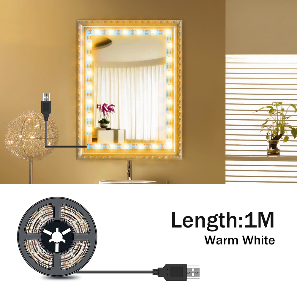 DC5V LED Specchio per il trucc - Home Bathroom Vanity recensione e prezzo