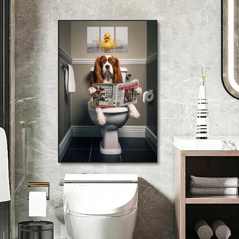 Divertente animale Wall Art Po - Home Bathroom Pic recensione e prezzo