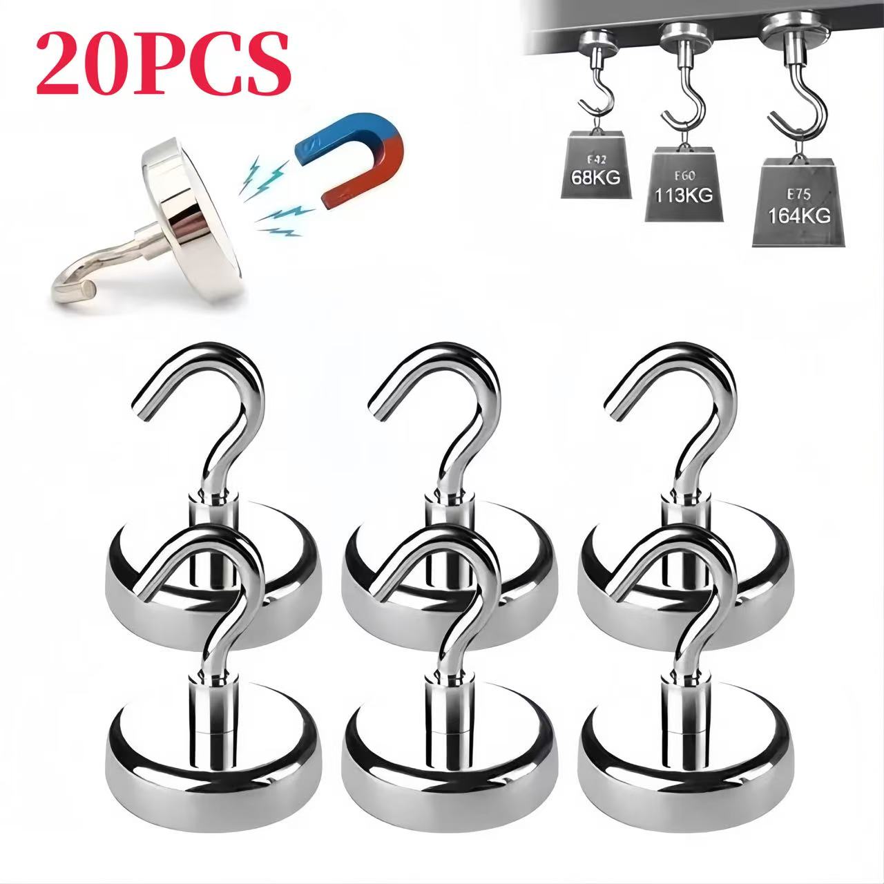 1-10-20PCS Ganci magnetici res - Home Bathroom Key recensione e prezzo